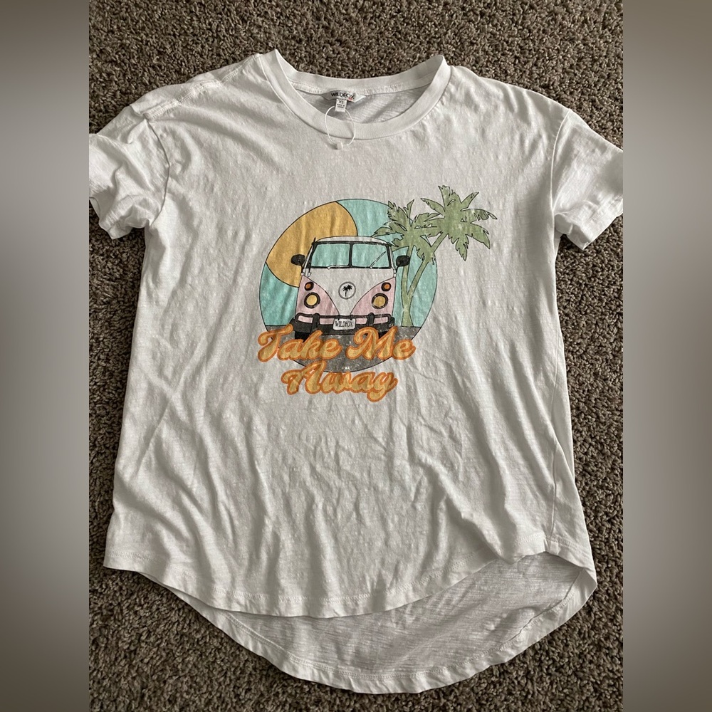 NWOT hippie boho vw van tee 🏄‍♀️🌸